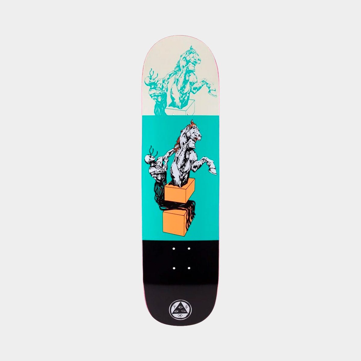 Welcome Hierophant on Big Bunyip - Teal/Black - 8.5 deck