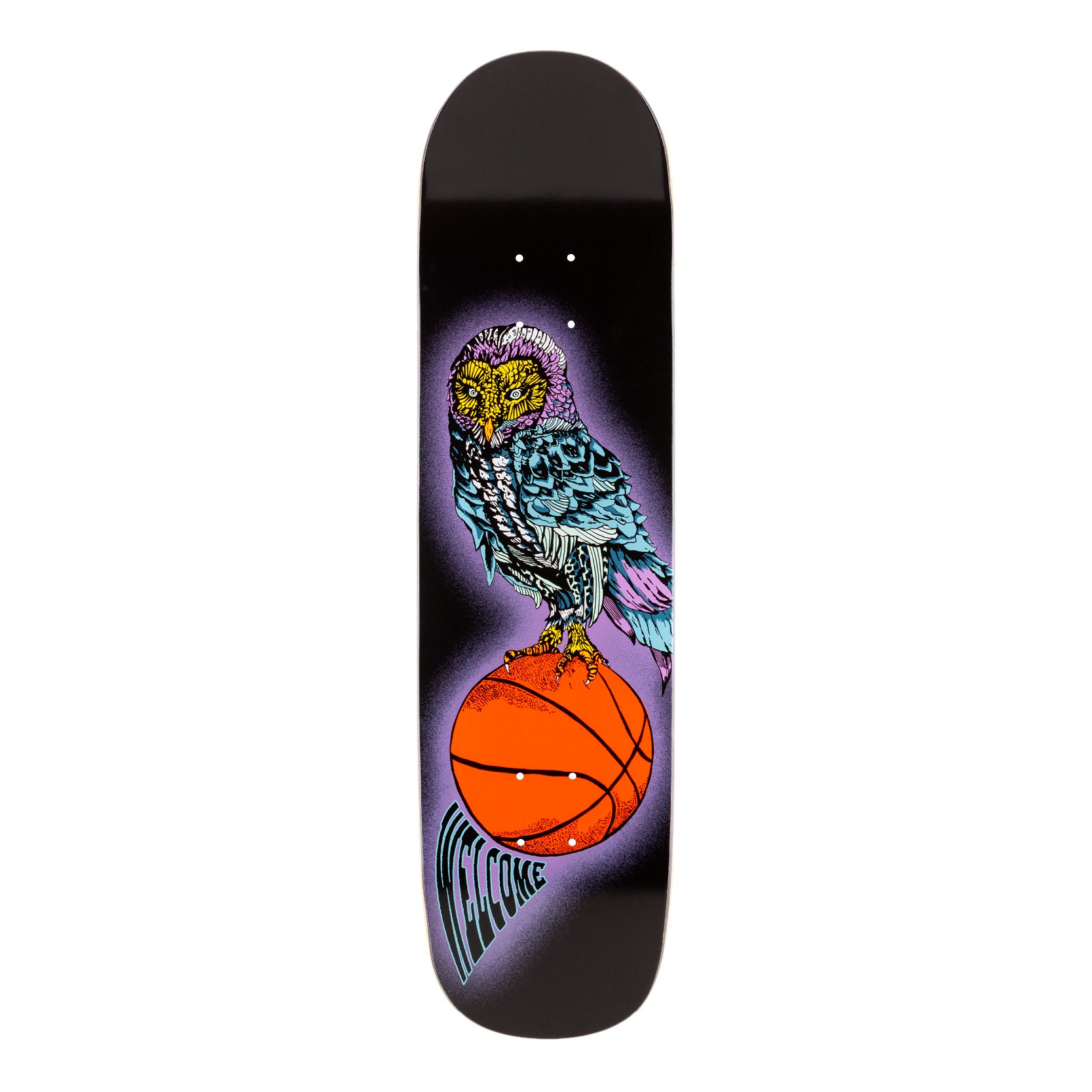 Welcome Hooter Shooter on Bunyip Mid - Black - 8.25 deck