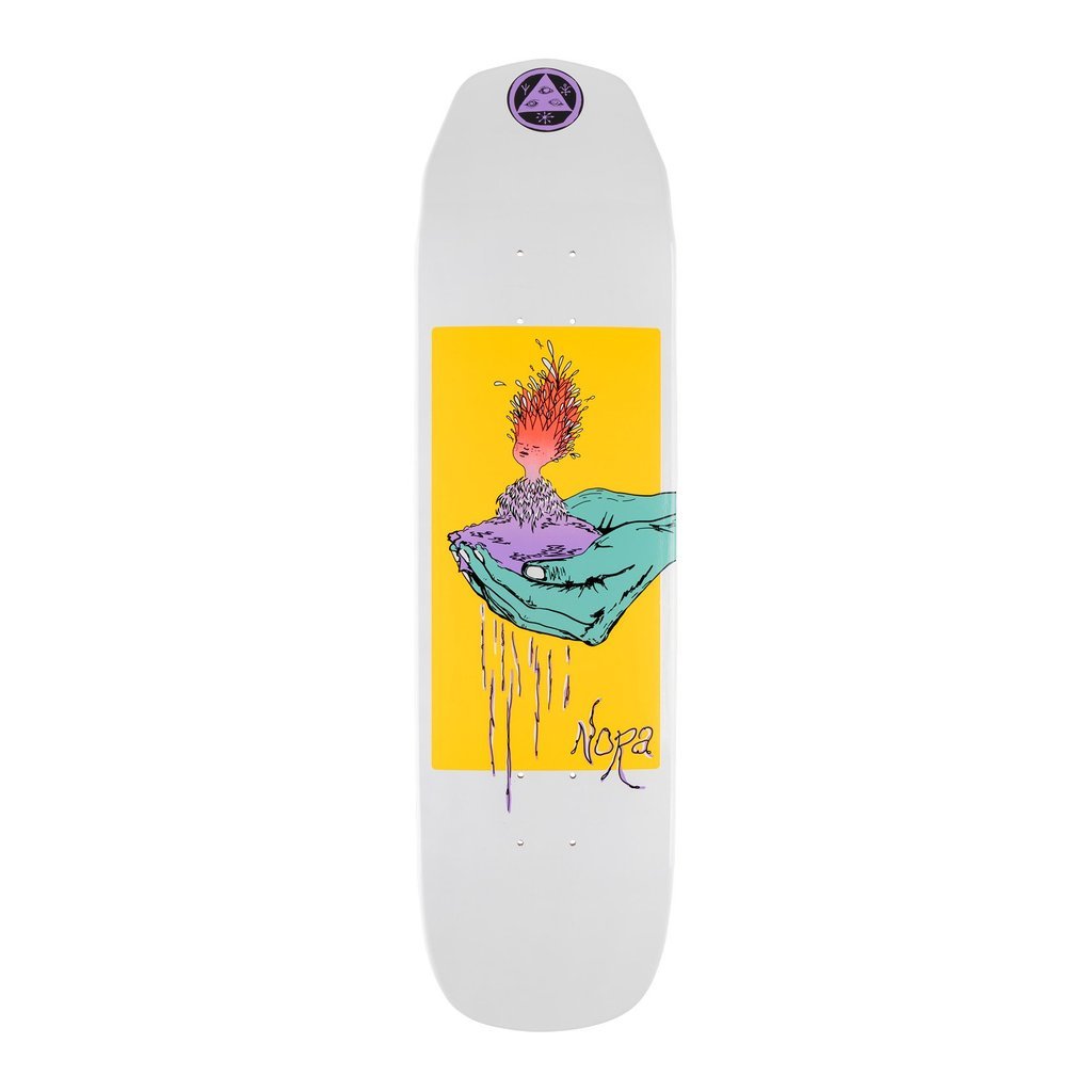 Welcome Nora Vasconcellos Soil on Wicked Princess - White Dip - 8.125 deck