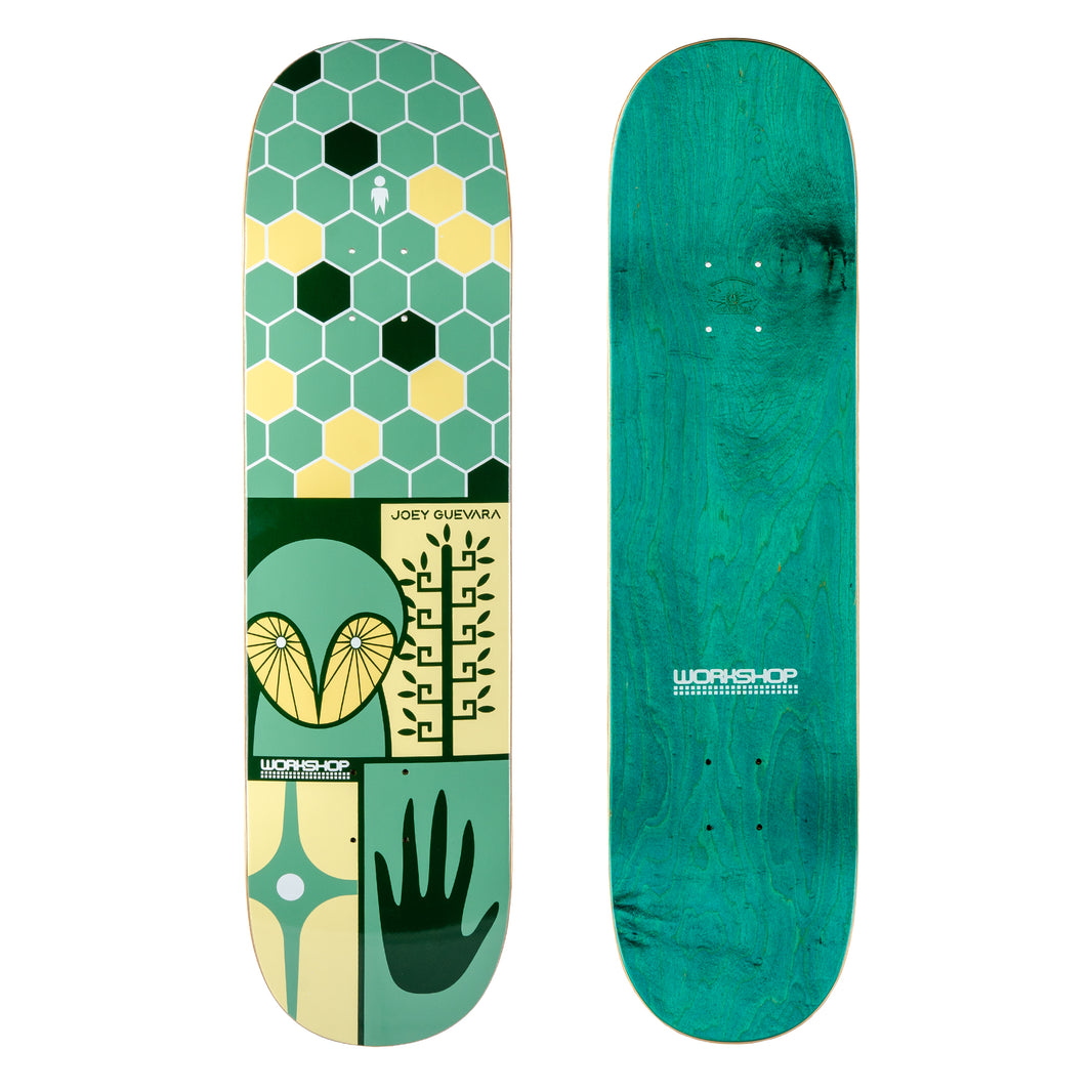 Alien Workshop Joey Guevara Mojave Owl Green 8.5 deck