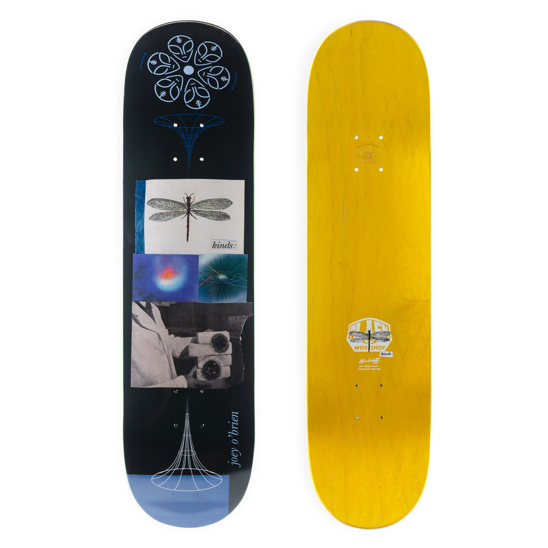 Alien Workshop Joey OBrien Kinds Black 8.25 deck