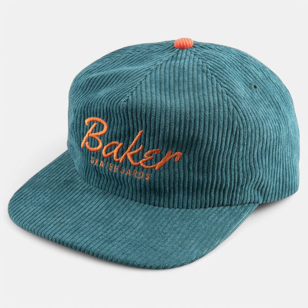 Baker Dolphin Snapback Green Cord deck