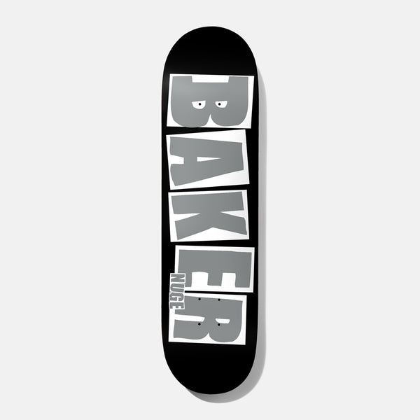 Baker Nuge Brand Name Black/Grey 8.25 deck