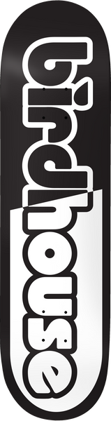 Birdhouse Bias (Black/White) 8 Logo deck