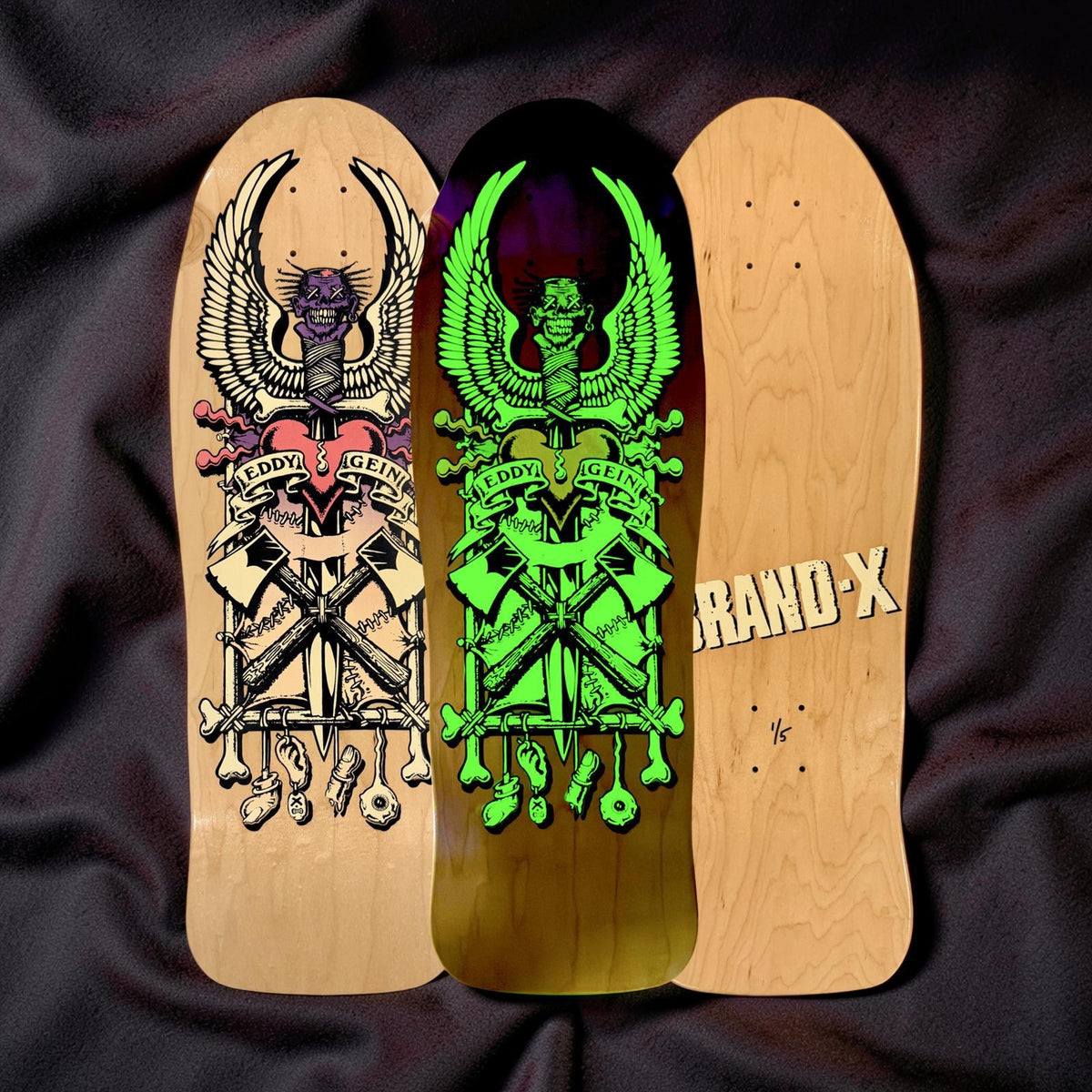 Brand-X Ed Gein Glow-in-the-dark deck