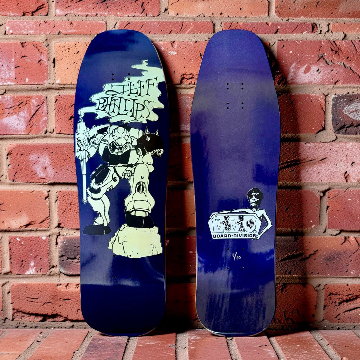 Jeff Phillips Jeff Phillips Gundam Glow-in-dark deck