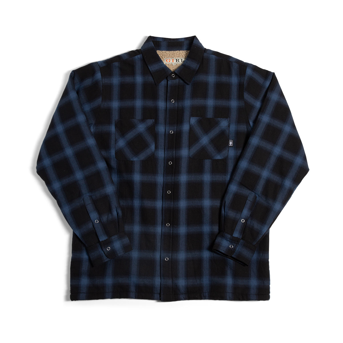 Girl Sherpa Lined Flannel deck