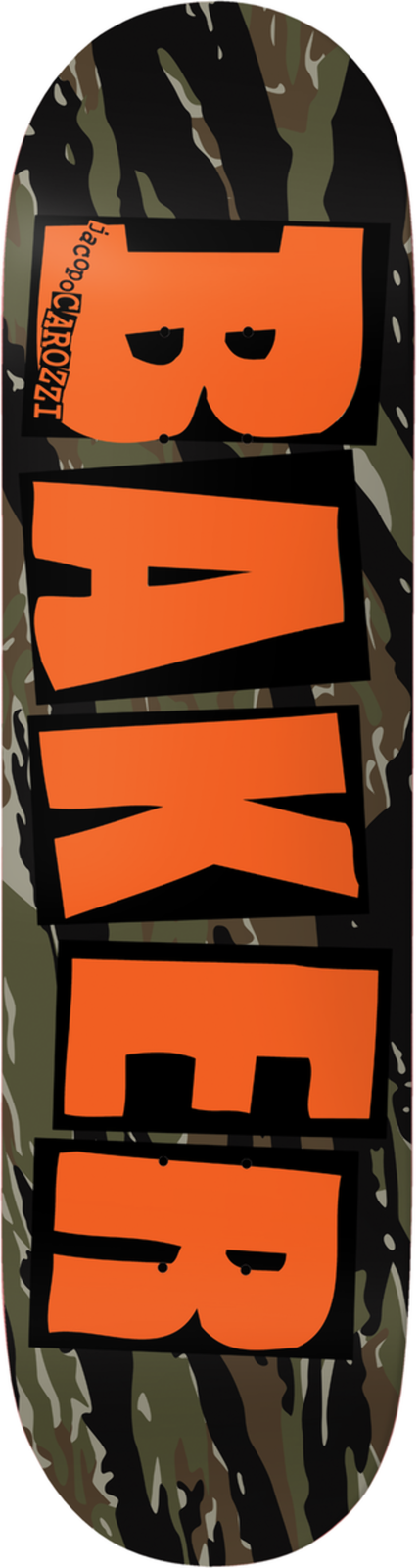 Baker Jacopo Carozzi Brand Logo Tiger Stripe Twin deck