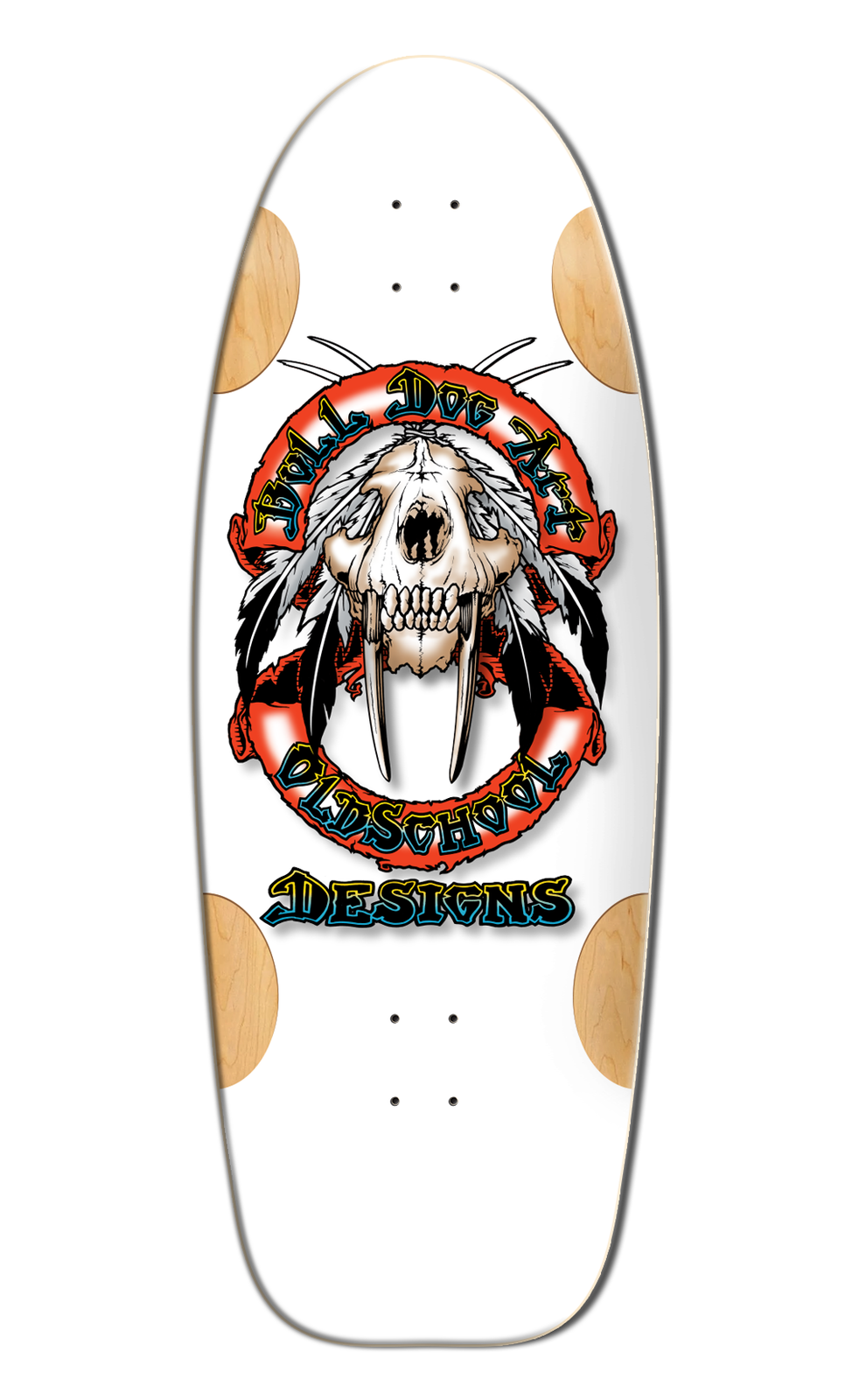Bulldogs Designs Bulldog Designs Sabertooth White Formica deck