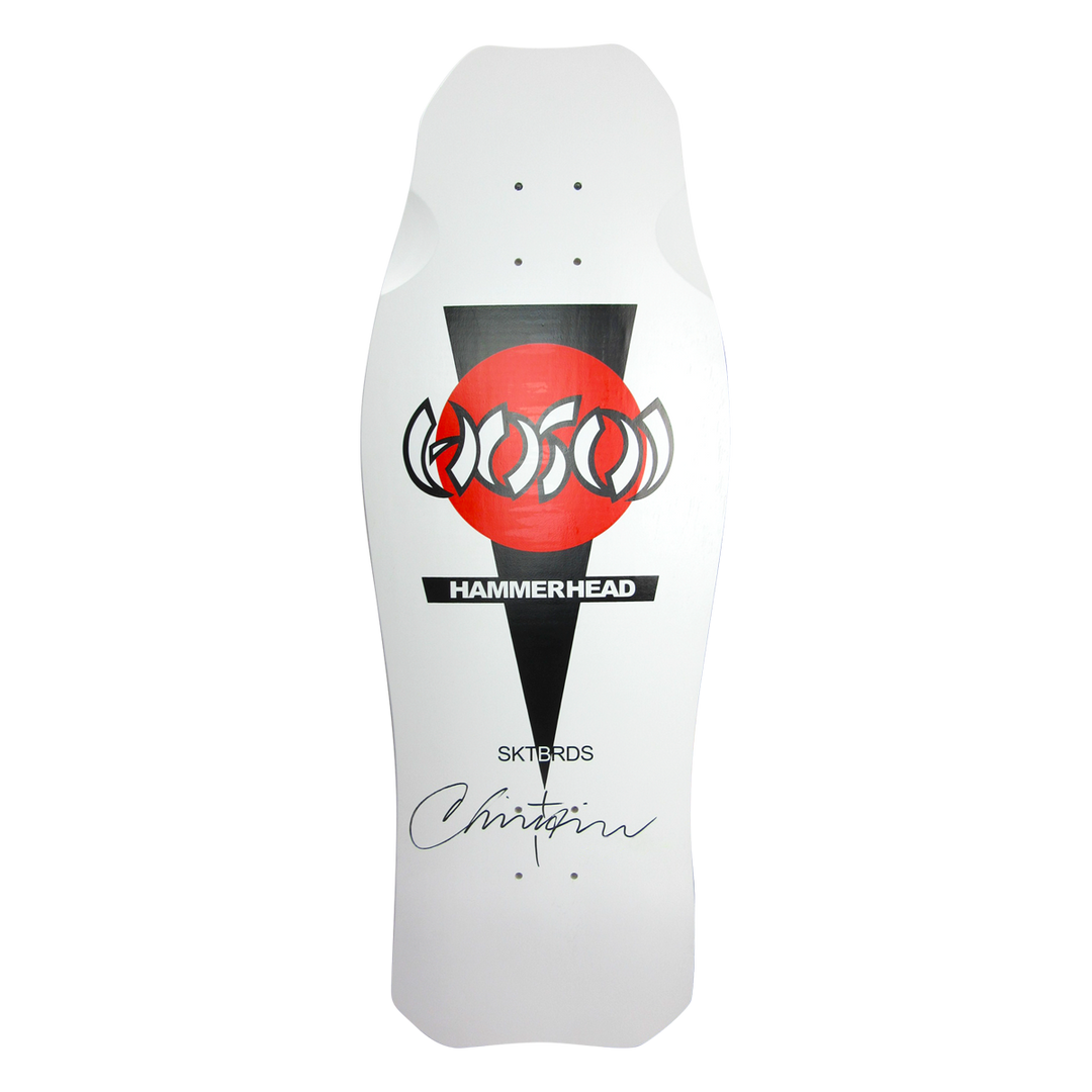 Hosoi Og Hammerhead [Autographed] White deck