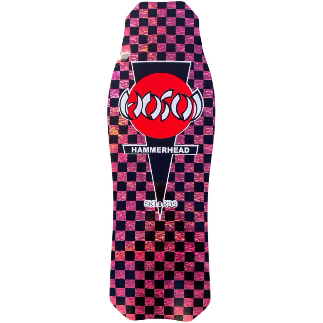 Hosoi Sparkle Rose Checkered Valentine'S 2026 Og Hammerhead Skateboa deck