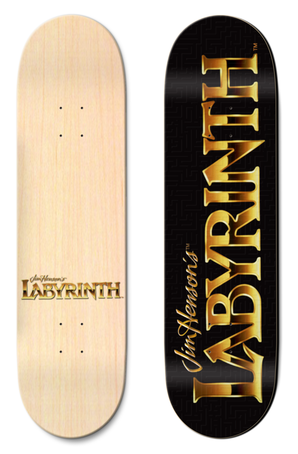 Madrid X Jim Henson'S Labyrinth 3D Logo deck