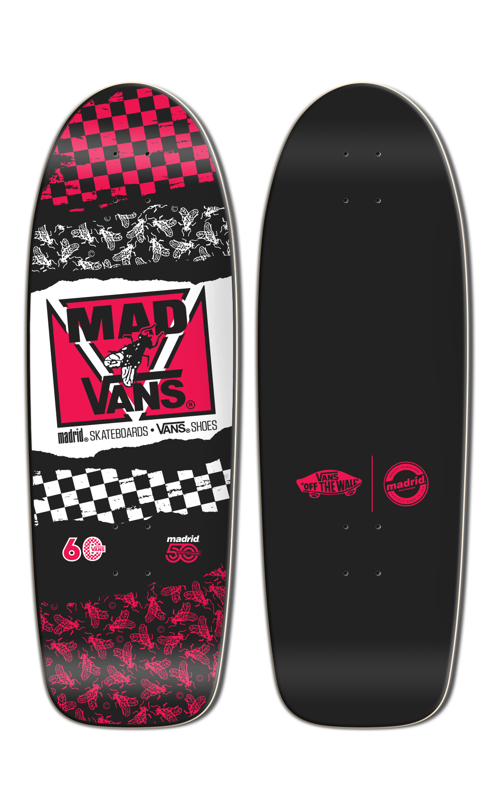 Madrid x Vans 50th Fly Retro Anniversary deck