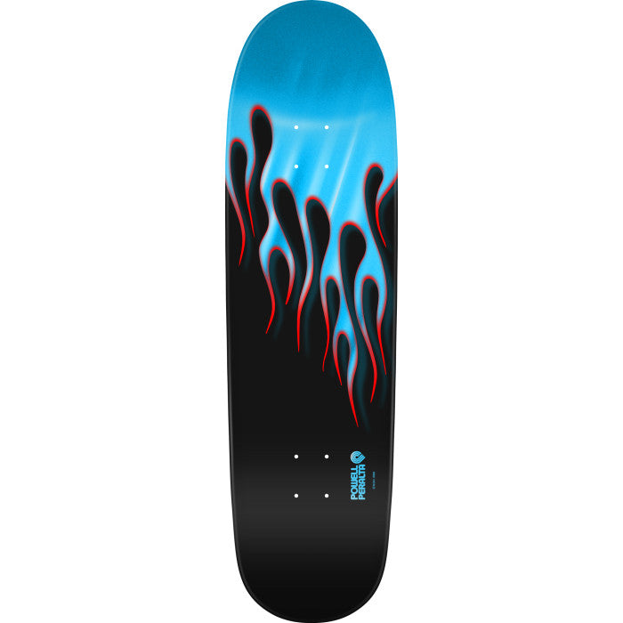 Powell Peralta Hot Rod Flames Light Blue Foil deck