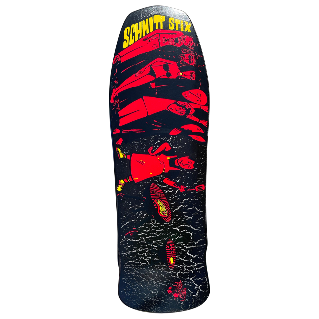 Schmitt Stix Joe Lopes Bbq Crackle Black White deck