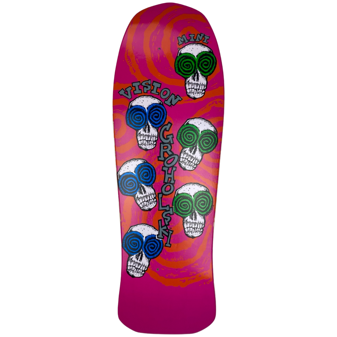 Vision Street Wear Groholski Skeleton Mini Love deck