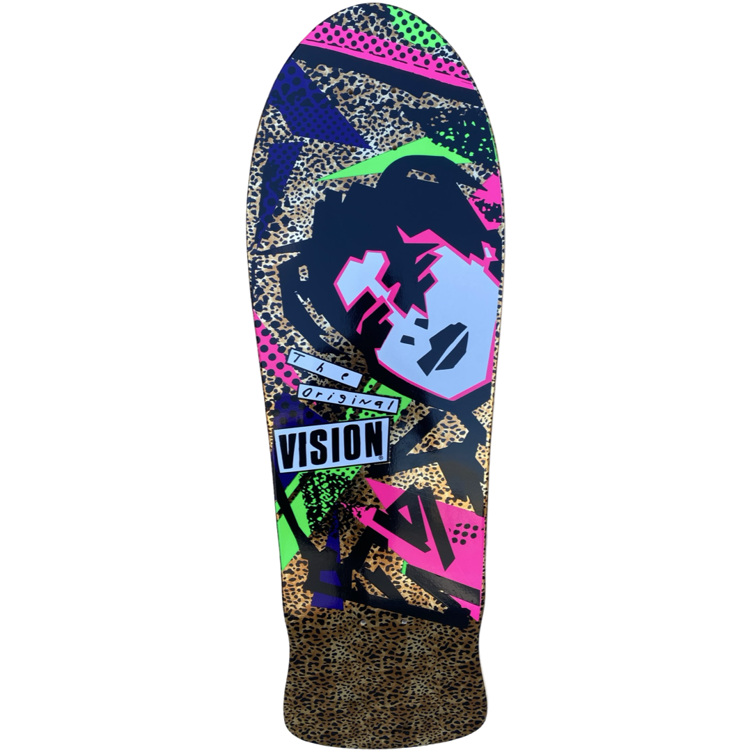 Vision Street Wear Mark Gonzales MG Leopard Foil deck