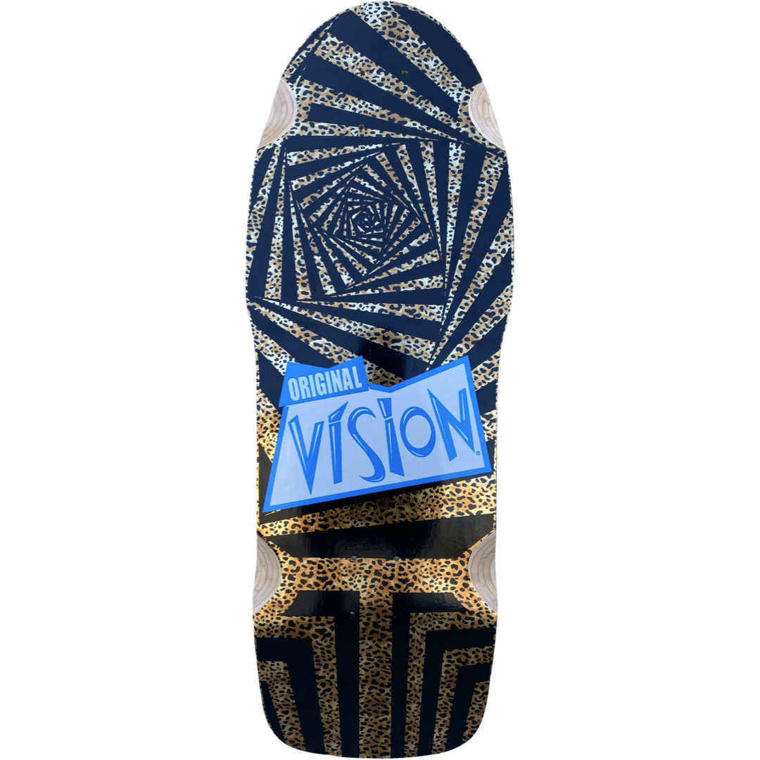 Vision Street Wear Hypnotize Leopard Foil deck