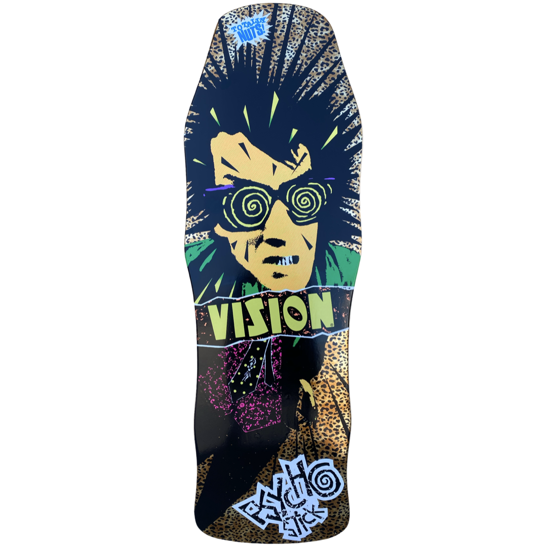 Vision Street Wear Psycho Stick Leopard Foil deck