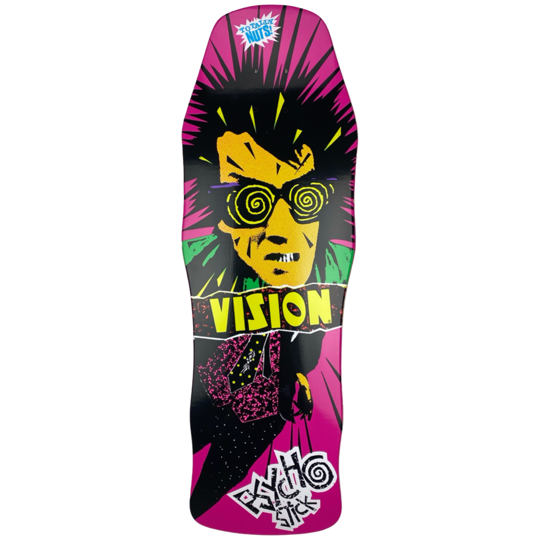 Vision Street Wear Psycho Stick Pink Foil deck