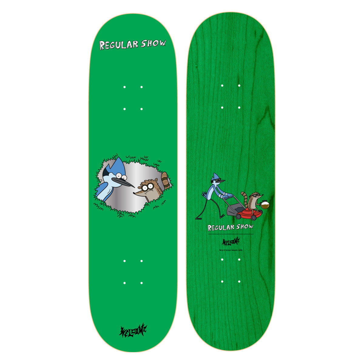 Welcome X Regular Show Shrub deck