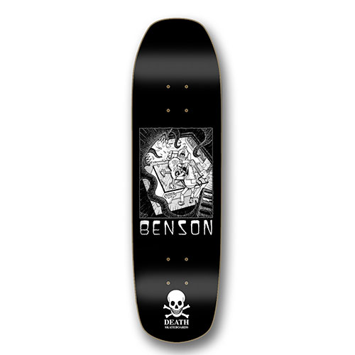 Death Skateboards Death Benson Lab Square Nose 9 Pool - Death Skateboards deck