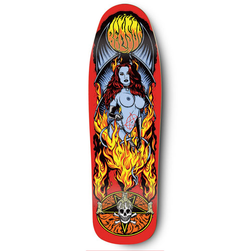Death Skateboards Death Benson Devil Woman Pool - Death Skateboards deck