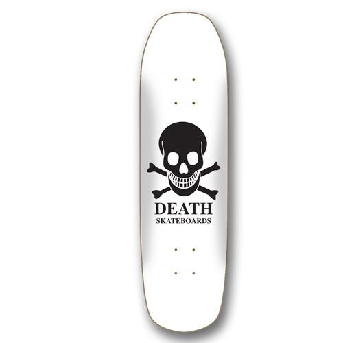 Death Skateboards Death Reverse Skull Square Nose 9 Pool - Death Skateboards deck