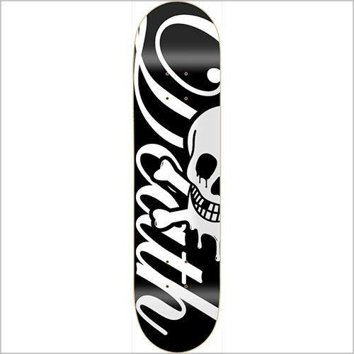 Death Skateboards Death Script Black/White Popsicle2 - Death Skateboards deck
