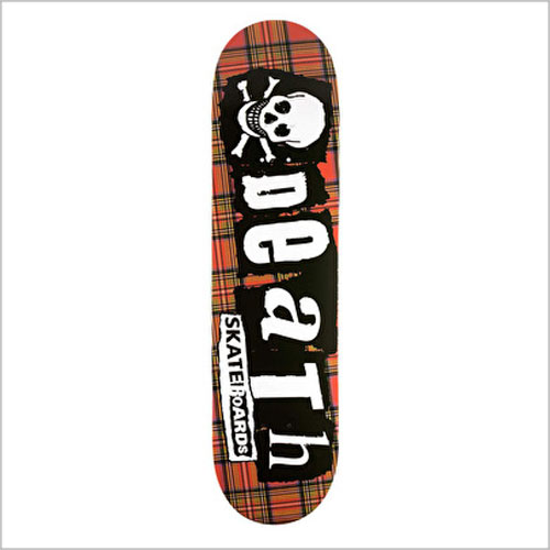 Death Skateboards Death Tartan Punk - Death Skateboards deck
