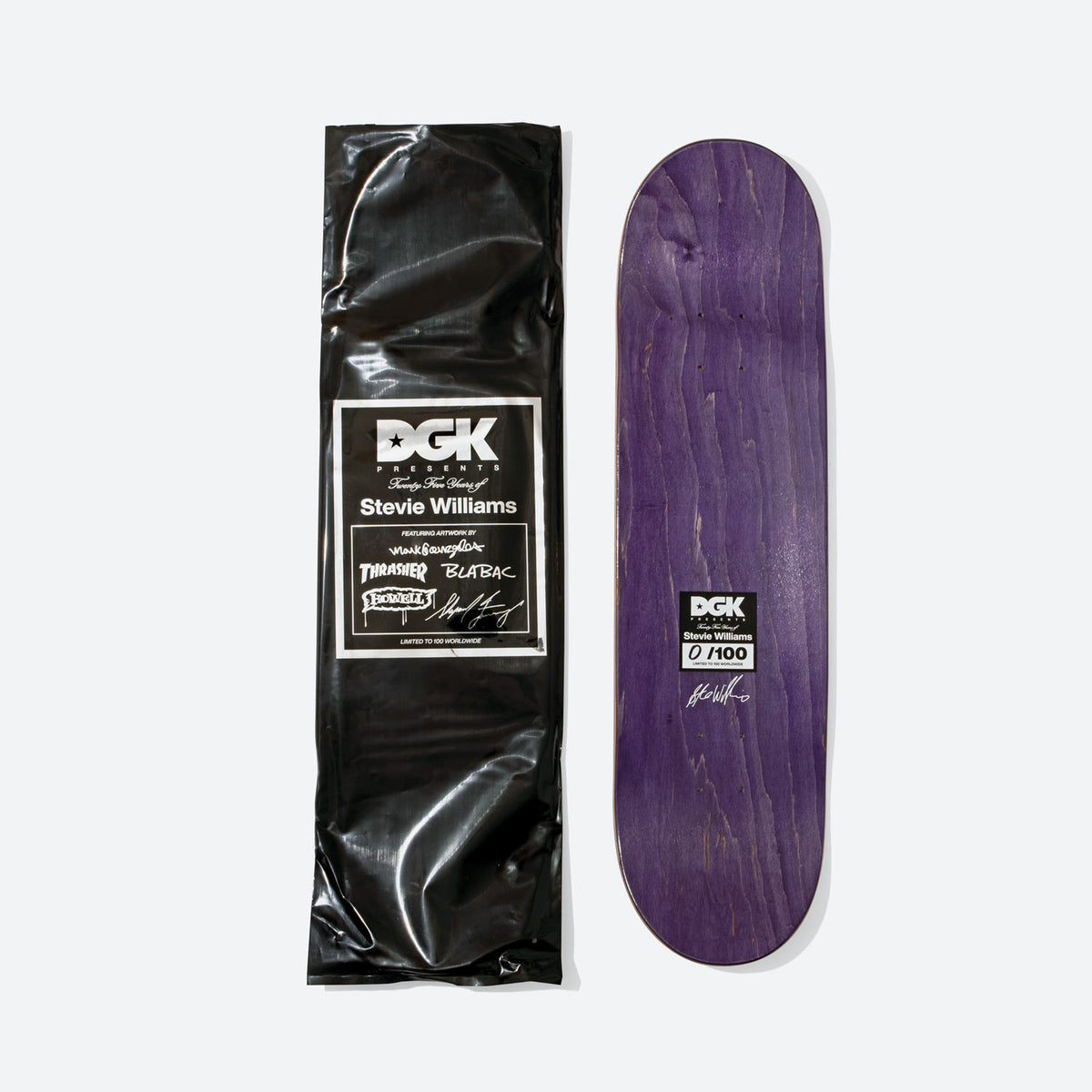 DGK Stevie Williams 25 Year Project 8.25 deck