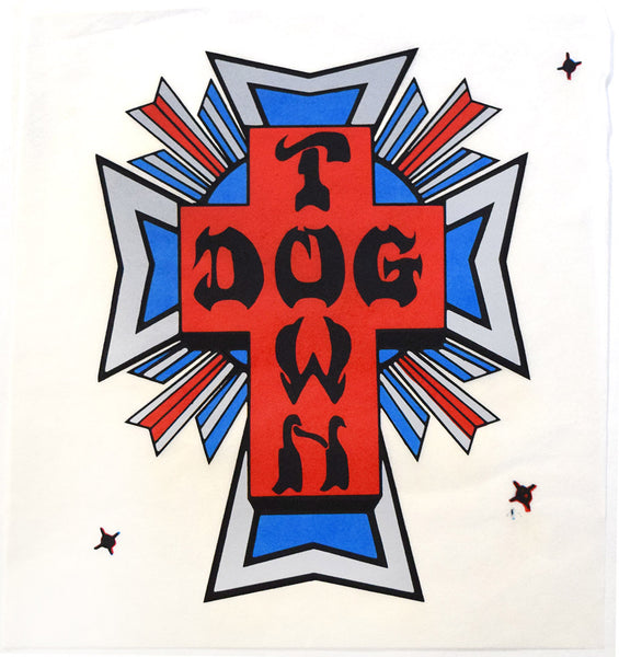 Dogtown Surfboard Laminate Sheet Cross Logo deck