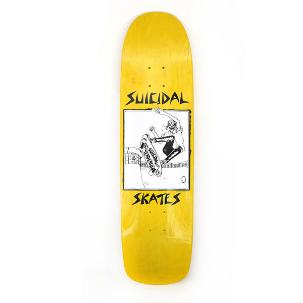 Suicidal Pool Skater x - Assorted Stains deck