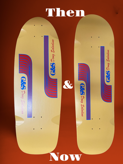 G&S Doug Pineapple Saladino Then & Now SET of 2 deck