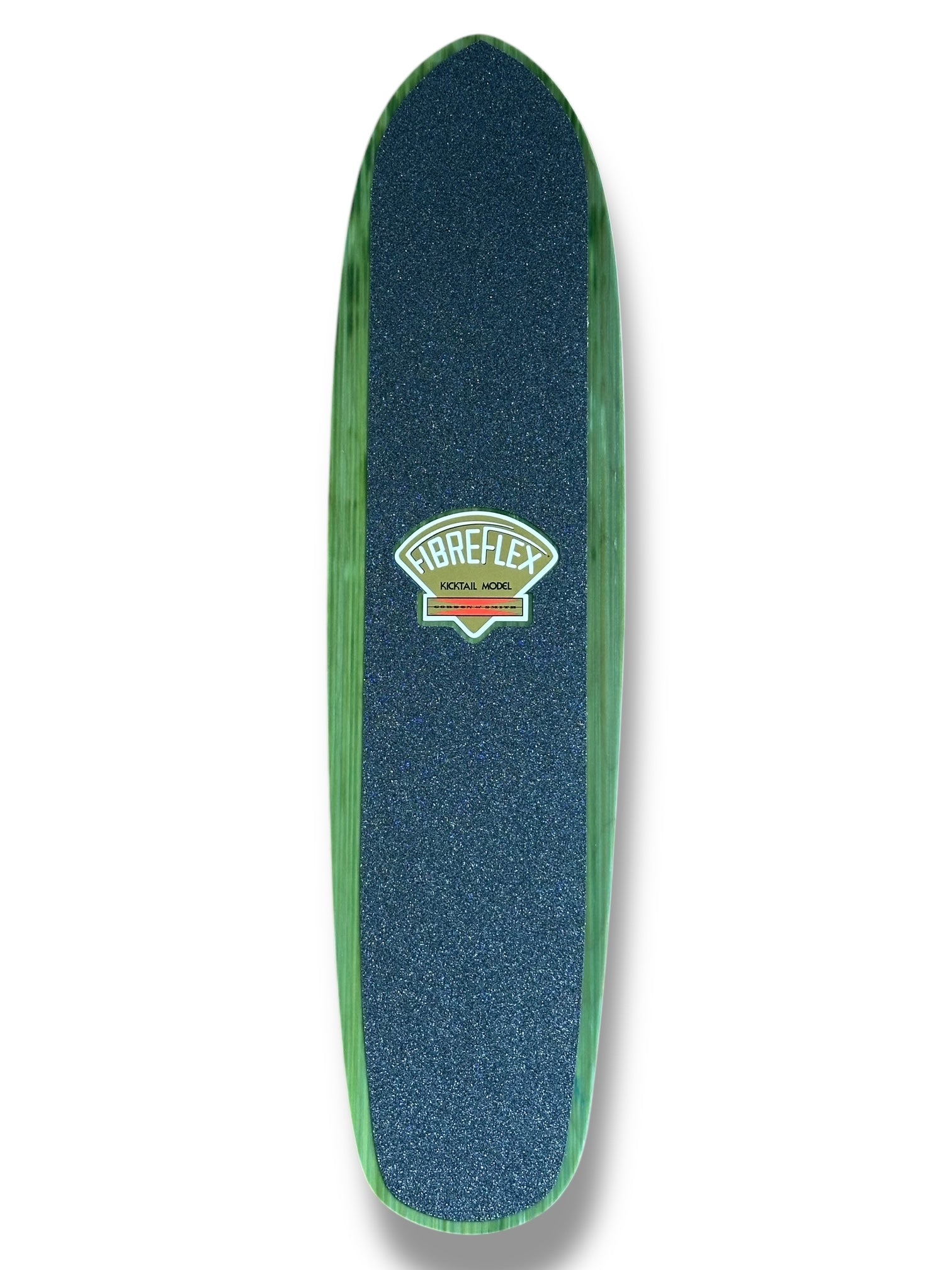 G&S Fibreflex KickTail - Green Stripe deck