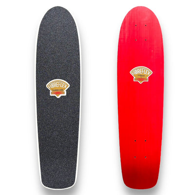 G&S Fibreflex TeamRider - 2 Tone - Vintage White Top + Red Bottom deck
