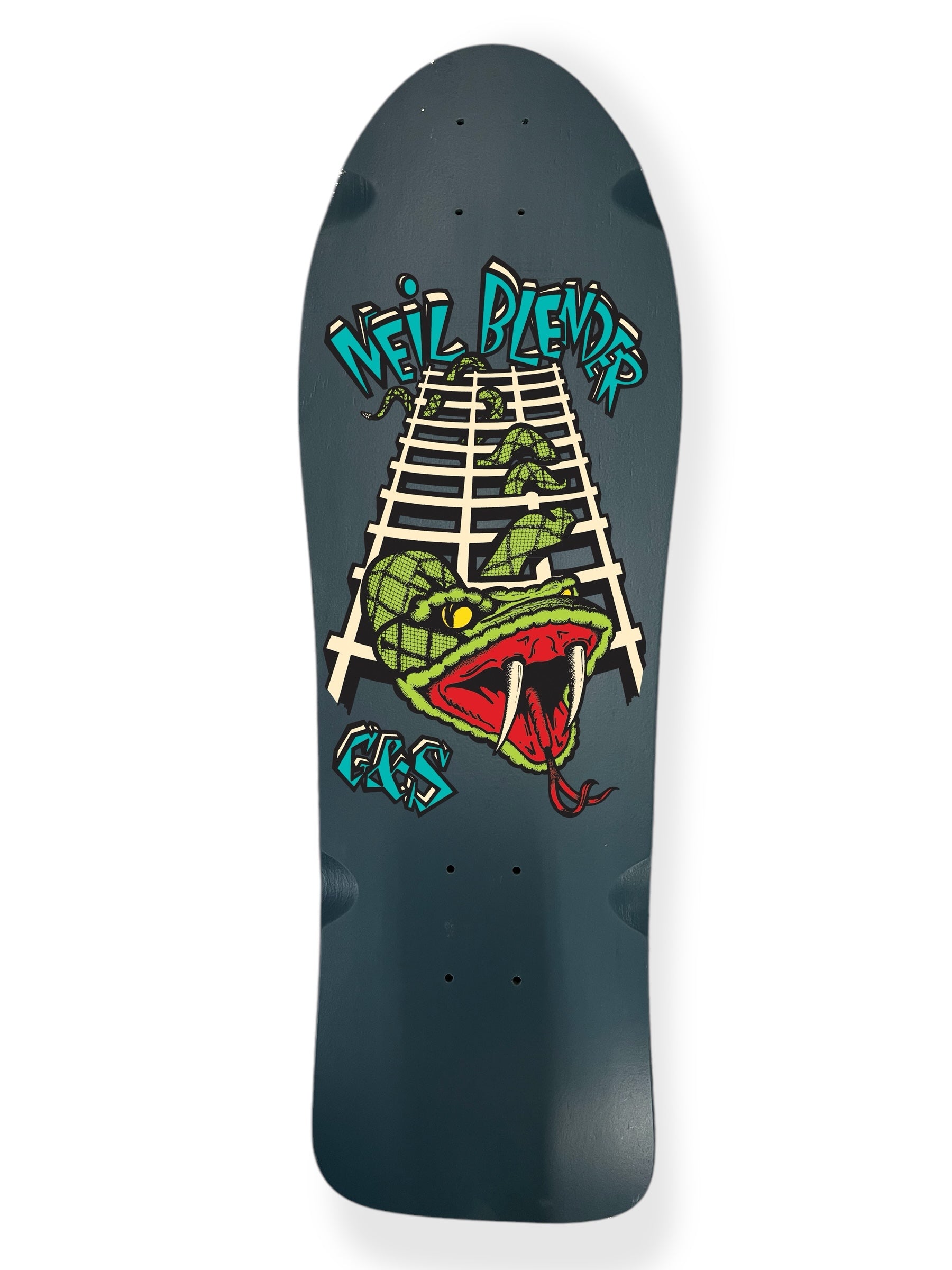 G&S Neil Blender 1984 Snake & Lattice - Dark Slate Blue deck