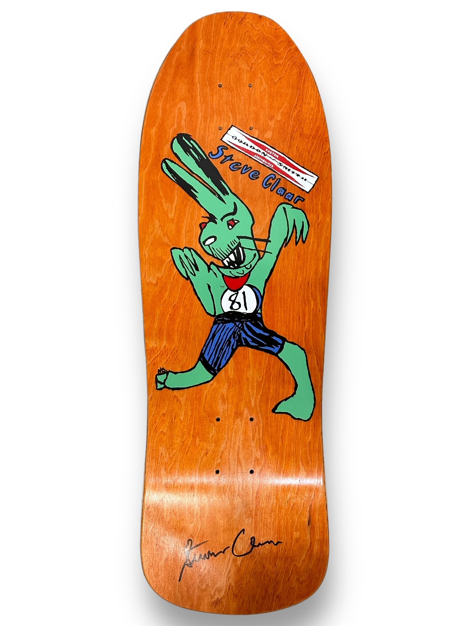 G&S Steve Claar Rabid Rabbit C 90 Concave - Orange with Signature deck