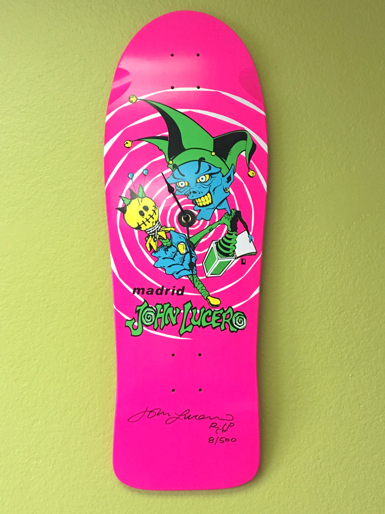 Madrid Factory Exclusive - Signed Lucero Wall Clock deck