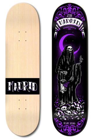 Madrid Augmented Reality Tarot Card Series - Reaper 8.25 deck