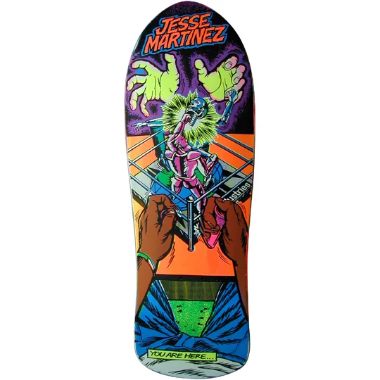 World Industries Jesse Martinez Rock'em Sock'em Robots deck