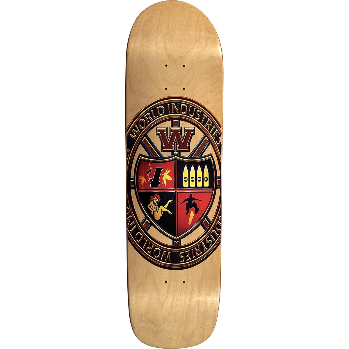 World Industries Old Skool Crest deck