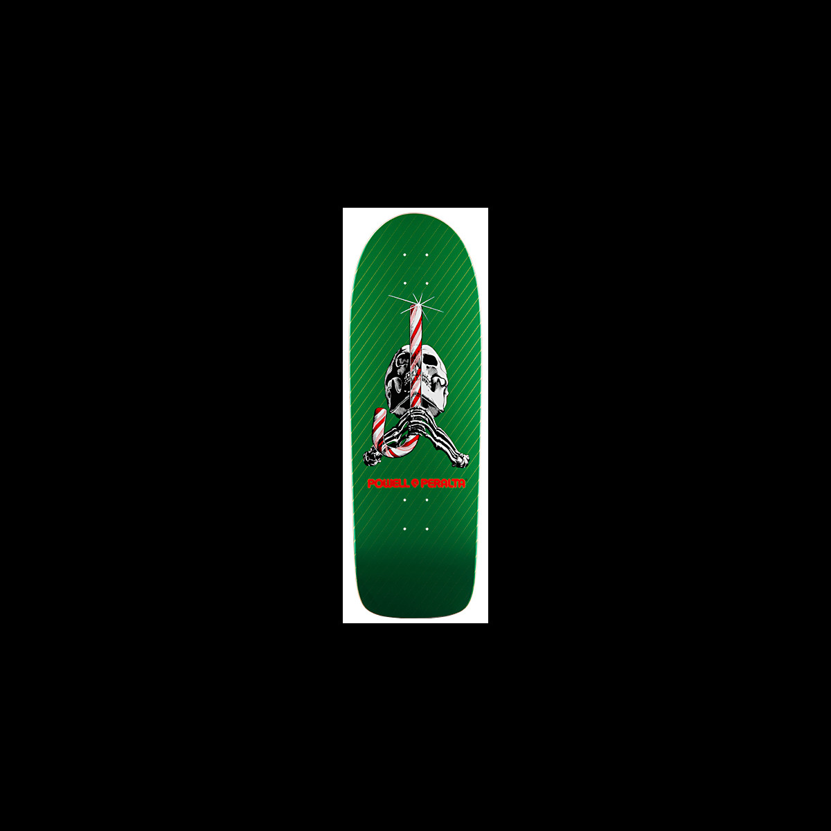 Powell Peralta Christmas Candy Cane Skull & Sword deck