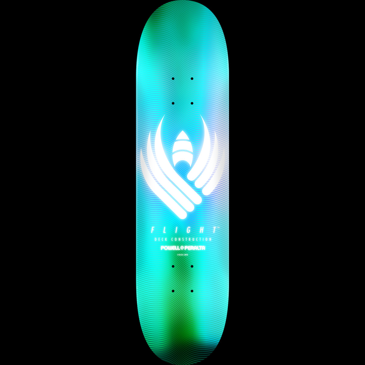 Powell Peralta Flight Glow Turquoise - Shape 243 deck