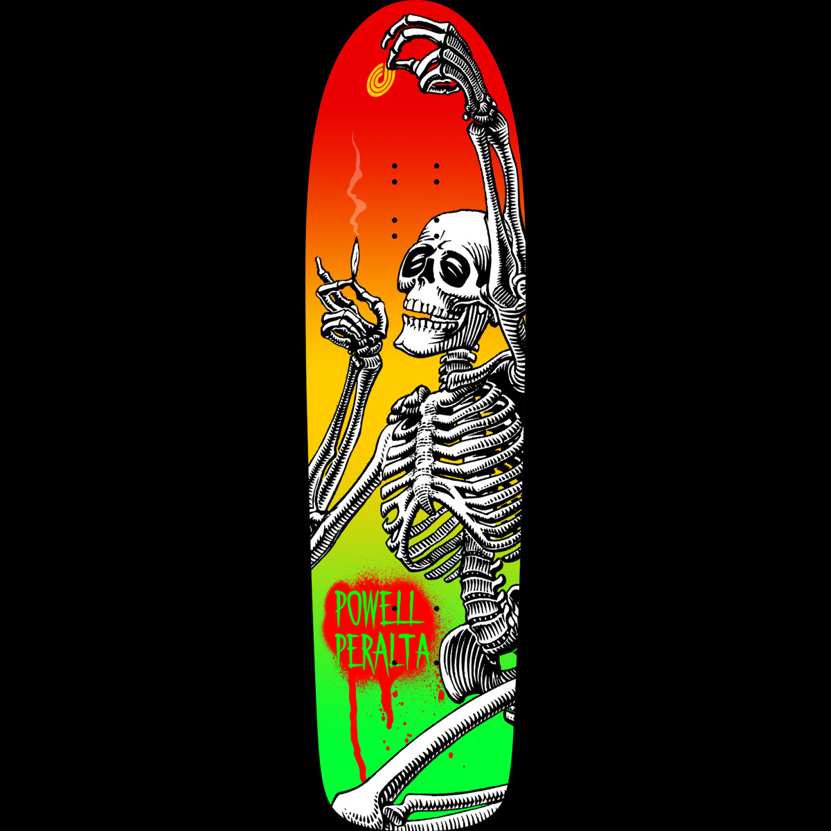 Powell Peralta Funshape Hippie Skeleton 2 deck