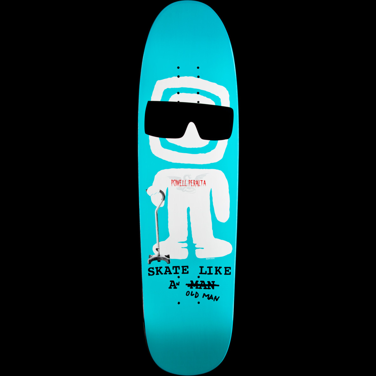 Powell Peralta Funshape SLAOM 2 Turquoise deck