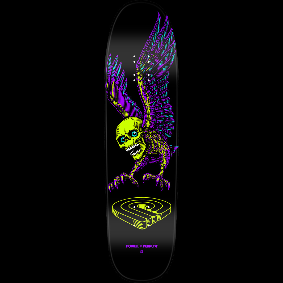 Powell Peralta Funshape Winged Skull 2 deck