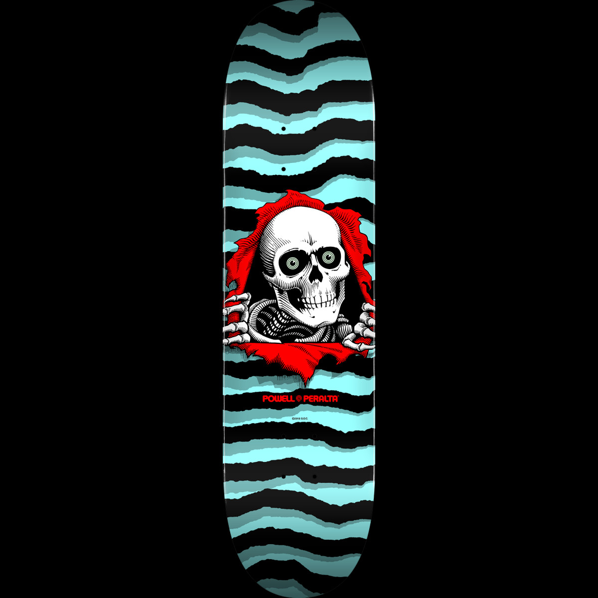 Powell Peralta Ripper Pastel Blue - Shape 249 deck