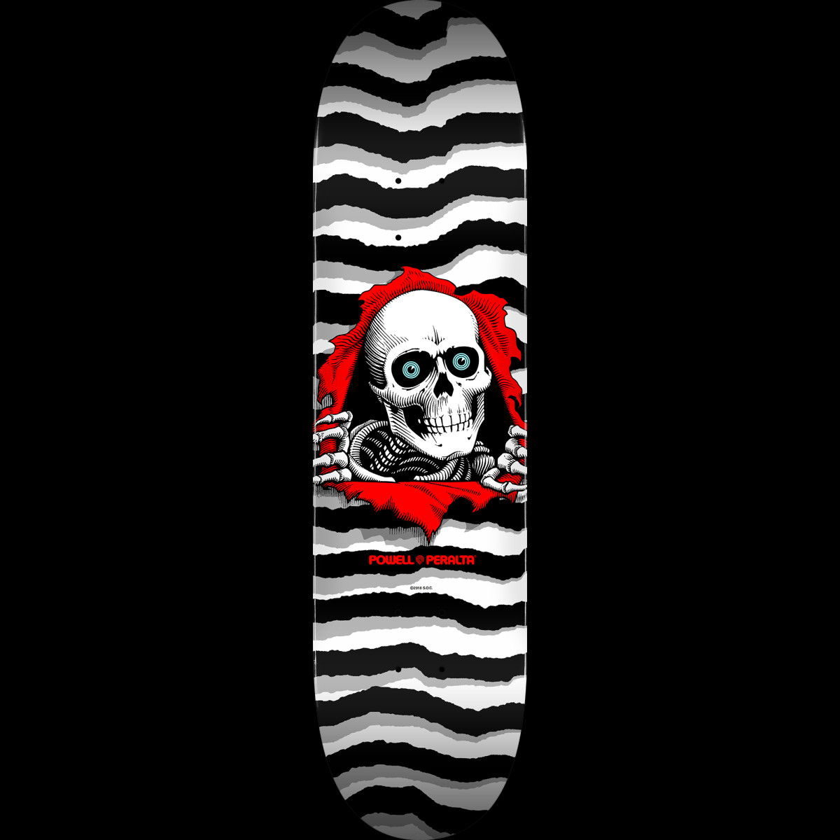 Powell Peralta Ripper Pastel White - Shape 247 deck