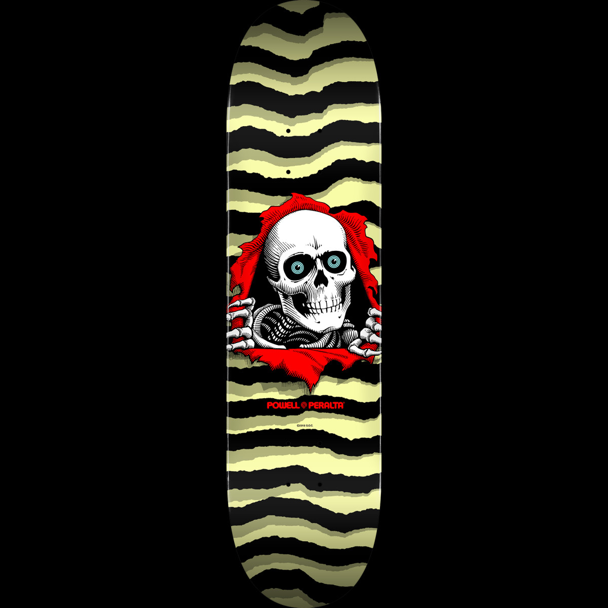Powell Peralta Ripper Pastel Yellow 245 K21 - Shape 245 deck